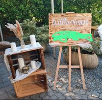 Schild Hochzeit Willkommen Holz Aufsteller Schleswig-Holstein - Bargteheide Vorschau