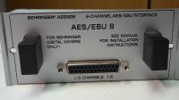 Behringer AES/EBU 8 Interfacecard  Digitalmixer DDX3216 Rheinland-Pfalz - Zornheim Vorschau