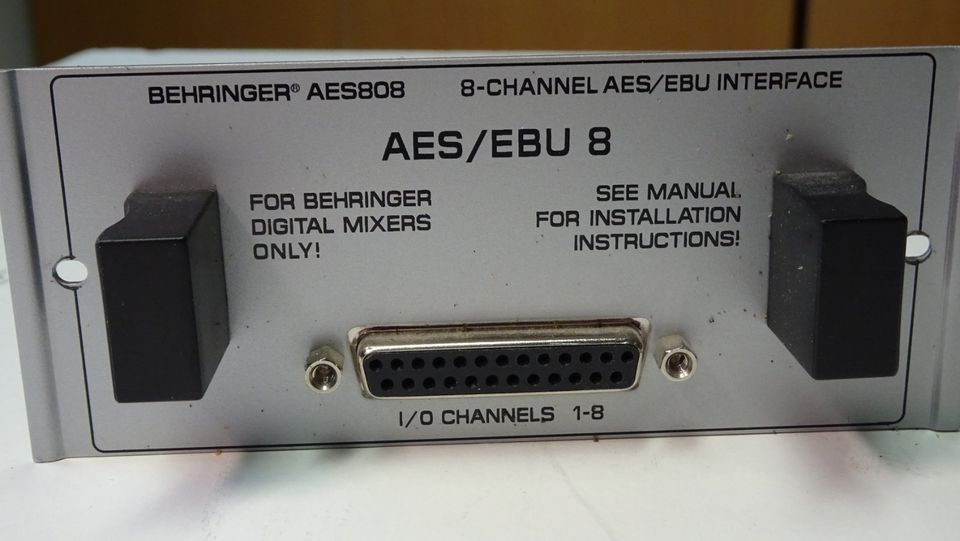 Behringer AES/EBU 8 Interfacecard  Digitalmixer DDX3216 in Zornheim