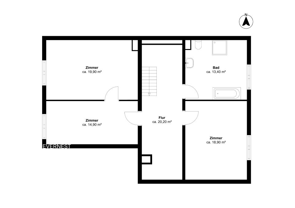 Stilvolle bezugsfreie Maisonette-Wohnung mit Hobbyraum im Florakiez in Berlin