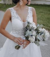 Brautkleid Hochzeitskleid Iryna Kotapska A linie ivory spitze Bayern - Friedberg Vorschau