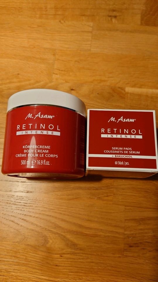 M.Asam  Retinol intense Körpercreme und Serum Pads in Hildesheim