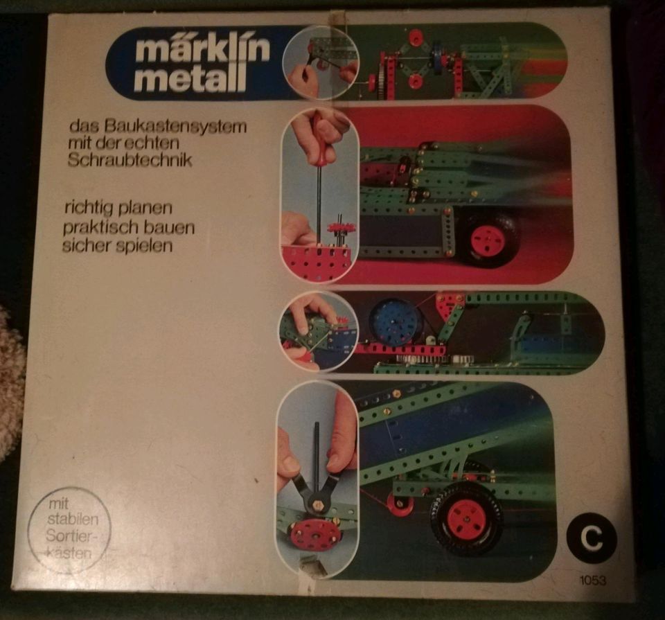 Märklin Metall Baukasten 70er, Vintage in Gettorf