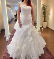 Diane Legrand Brautkleid 36 ausgefallen Designer creme mermaid Bayern - Schweinfurt Vorschau