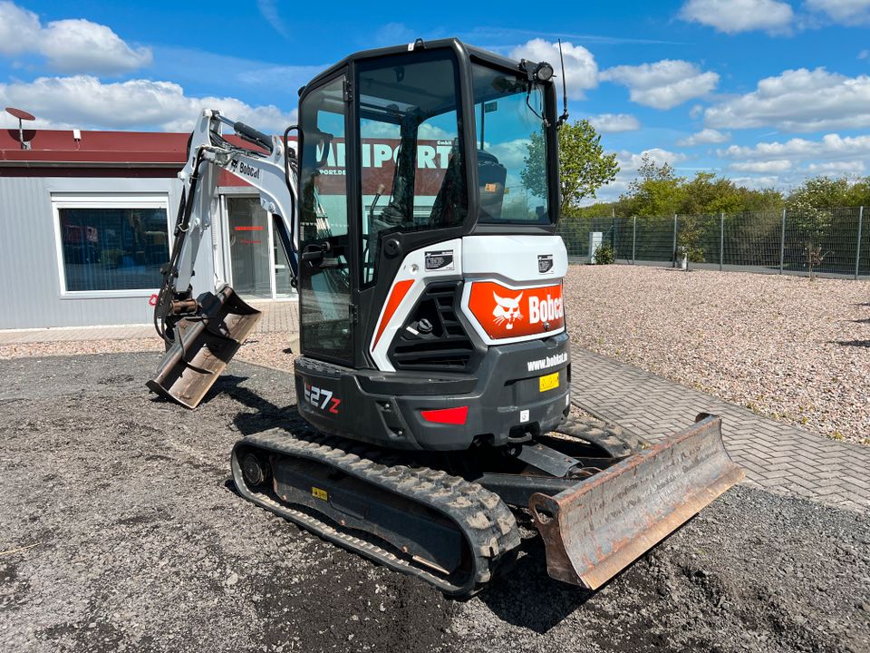 Minibagger Bobcat e27z 445Btrs 2,7t, inkl MwSt, UVV, hydr. GRL, Longarm, MS03 in Bad Hersfeld