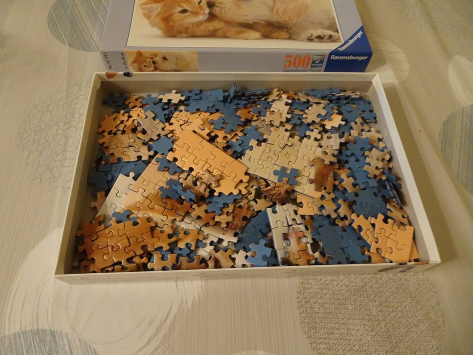 Puzzle  Hund + Katze in Eschede