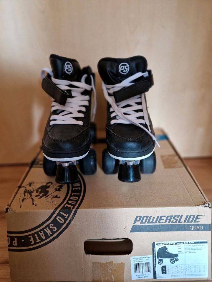 POWERSLIDE Player Black Quad Rollschuhe in Dresden