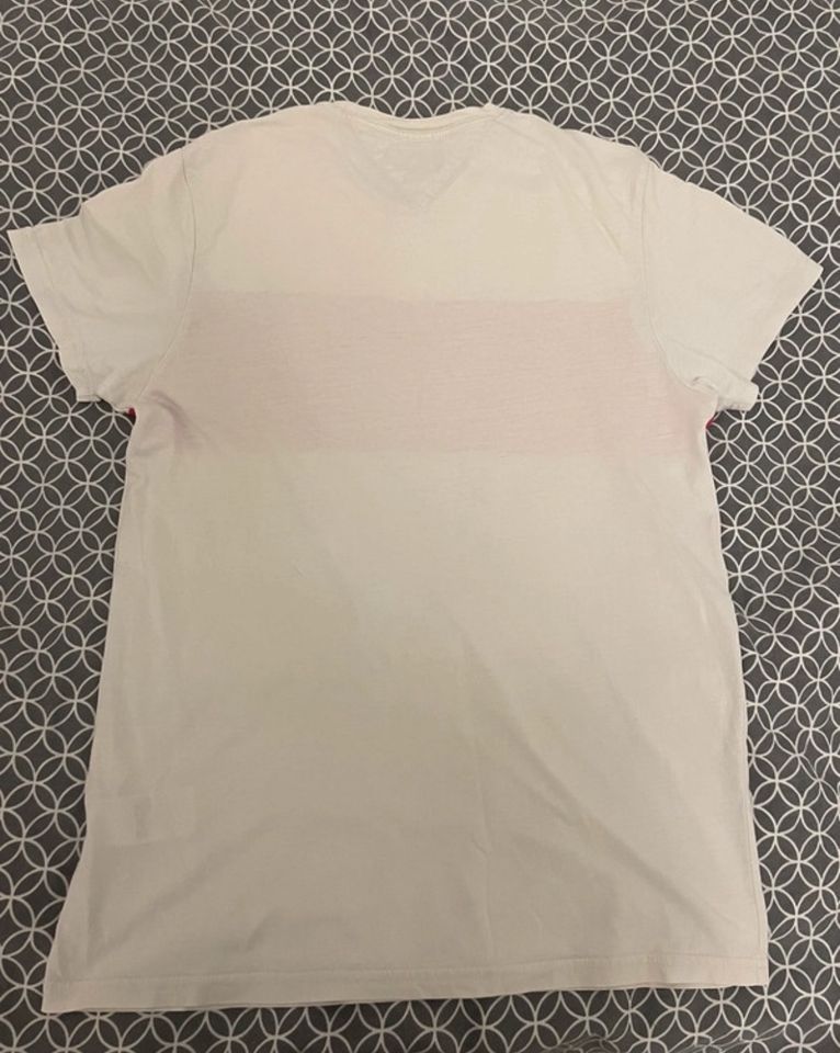 Original Tommy Hilfiger T-Shirt Herren Größe L in Farbe Weiß in Potsdam