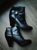 CLARCS Stiefeletten Gr. 5  38  schwarz  Absatz Höhe 8,5 cm Stuttgart - Stuttgart-Mitte Vorschau