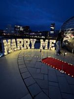 Marry Me XXL Leuchtbuchstaben LED❗️Wir planen deinen Antrag❗️ Köln - Nippes Vorschau
