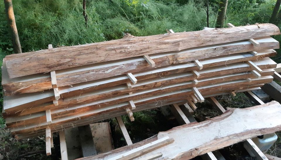 Holzboholen Eiche Tisch Bank Waschtisch in Drebach