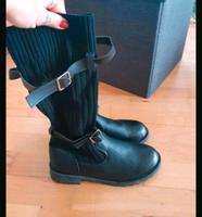 Neu! Schmale schwarze Stiefel Gr. 41/42 Nordrhein-Westfalen - Sankt Augustin Vorschau