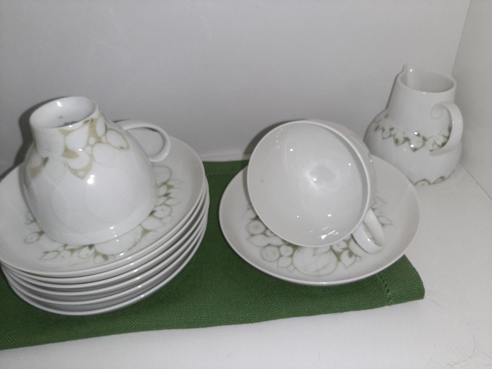 Rosenthal Lotus Jade Kaffeeservice für 7 Personen in Eppelborn