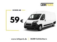 Transporter Peugeot Boxer / MIETEN ab 59,00 Euro Hessen - Schlüchtern Vorschau