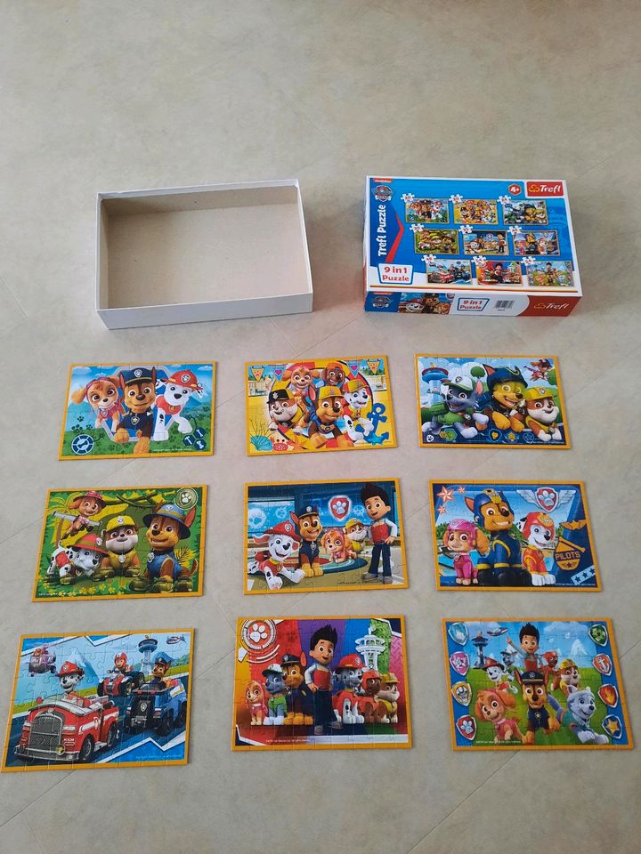 9 in 1 Puzzle Paw Patrol in Lauffen