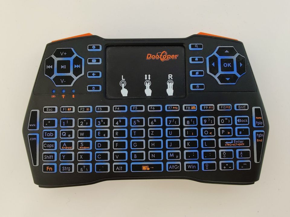 Mini Tastatur kabellos Touchpad beleuchtet QWERTZ in Hagen am Teutoburger Wald