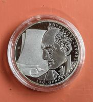 Gerhart Hauptmann  Gedenkmünze 10€ silber  2012 als Geschenk Brandenburg - Woltersdorf Vorschau