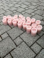 Stumpenkerzen rosa rose Bayern - Kempten Vorschau