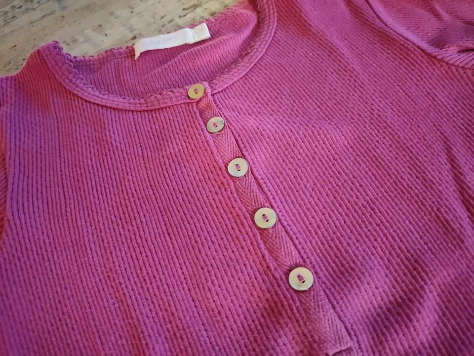 AYA NAYA Shirt Henley 7y 122 Longsleeve Langarm Pink TOP Skandi in Stuttgart