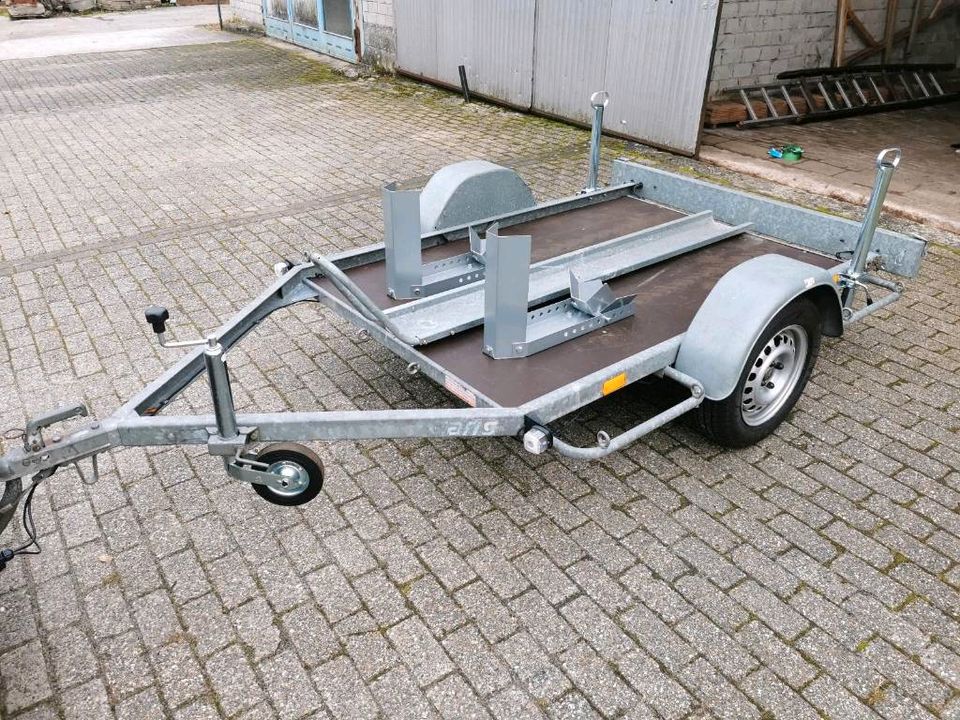 Mieten Verleih Saris Motorradtrailer Anhänger750kg  transport in Hesel