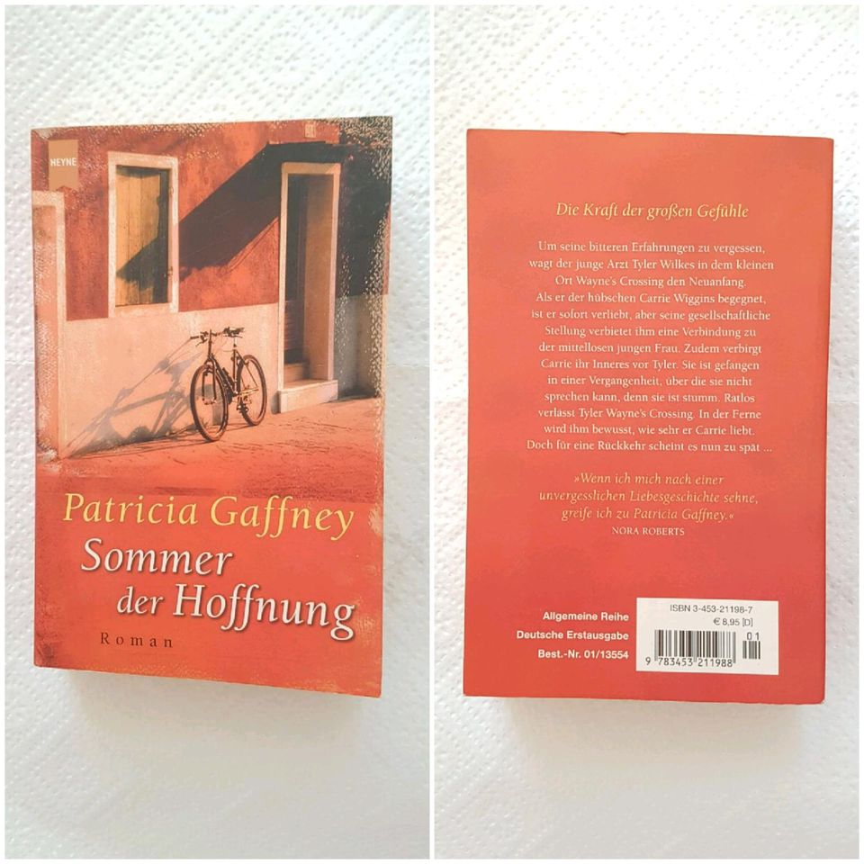 Buch Sommer der Hoffnung, Patricia Gaffney in Hannover