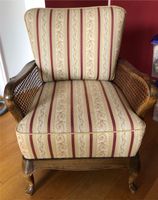 Sessel Chippendale 50iger Jahre Beige Nussbaum beige bordeaux Saarland - Saarlouis Vorschau