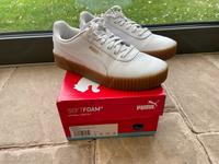1x getragen! PUMA Carina L White Gr. 38 weiß Turnschuhe Sneaker Niedersachsen - Aerzen Vorschau