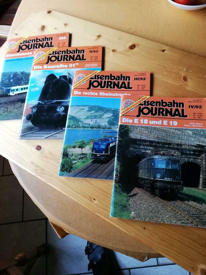 4x Eisenbahn Journal Sonderausgabe 1 bis 4 /92 in Meerbusch