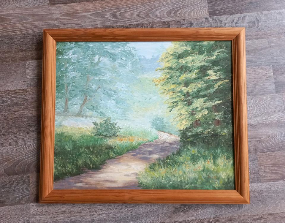 Wandbild mit Holzrahmen - 57cm x 67cm in Lamspringe