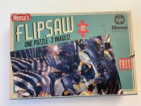 NEU Puzzle 300 Teile Flipsaw 1 Puzzle - 2 Bilder Zebra Pinguin Nürnberg (Mittelfr) - Südstadt Vorschau