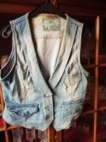 Jeans Weste gr44 stonewashed blau Nordrhein-Westfalen - Olpe Vorschau