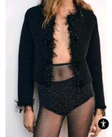 Zara kleid JACKE STRICKJACKE MIT PERLEN GRL AUSVERKAUFT LUXUS Frankfurt am Main - Westend Vorschau