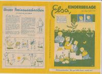 Elsa  Kinderbeilage  von 1952 - Faltblatt mit 4  Seiten Nordrhein-Westfalen - Swisttal Vorschau