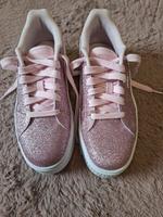 Puma Plateau Sneaker in Rosa Glitzer Rheinland-Pfalz - Breunigweiler Vorschau