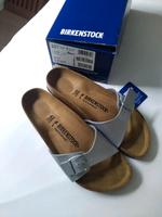 birkenstock Madrid BS silber 42 Hessen - Bad Homburg Vorschau