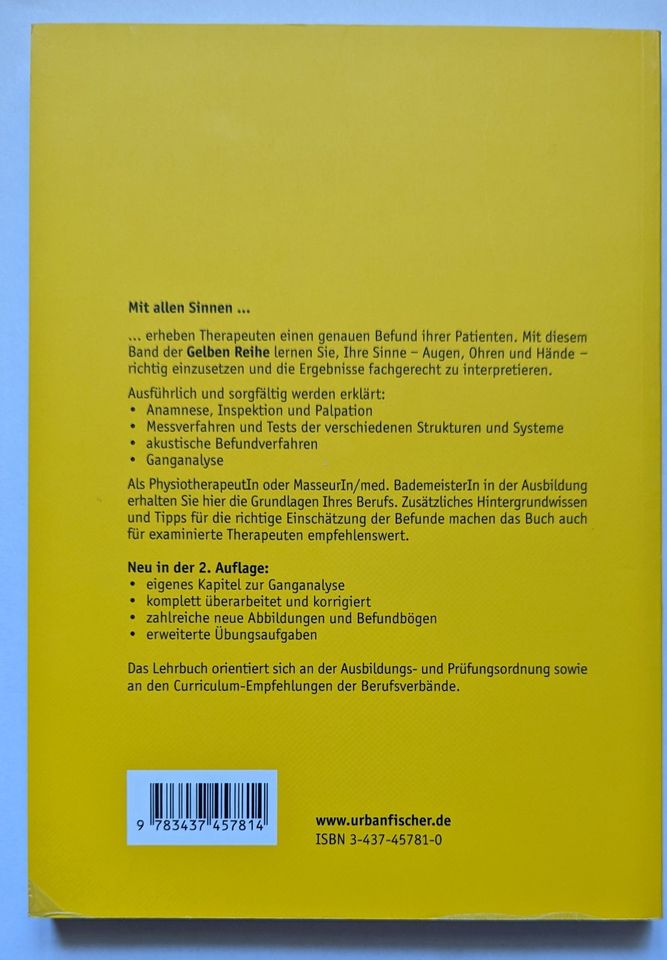 Befunderhebung - Susanne Reimann - Urban & Fischer Verlag in Berga/Elster