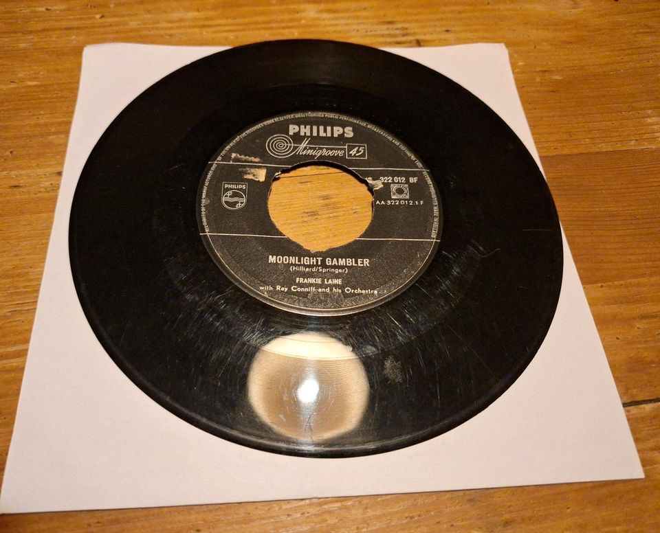 Vinyl Single: Frankie Laine: Midnight Gambler in Biebergemünd