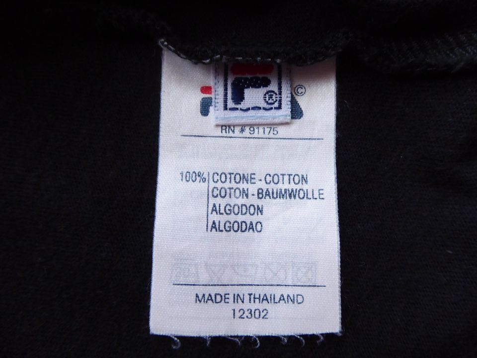 FILA T-Shirt Gr. 40 cropped schwarz kurzes Shirt T-Shirt in Hainburg