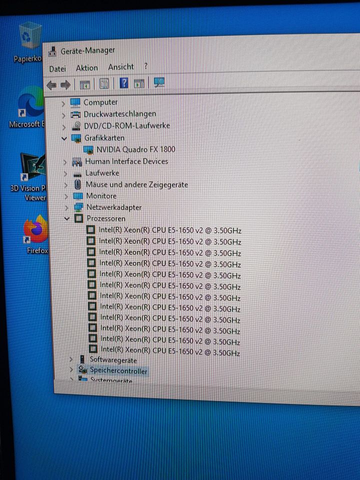 Dell PC WorkstationT3610 Xeon 32Gb Ram Nvidia Quadro SSD in Linz am Rhein