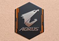 Gigabyte AORUS Hexagon Metall Sticker Aufkleber Badge PC Gehäuse Sachsen - Chemnitz Vorschau