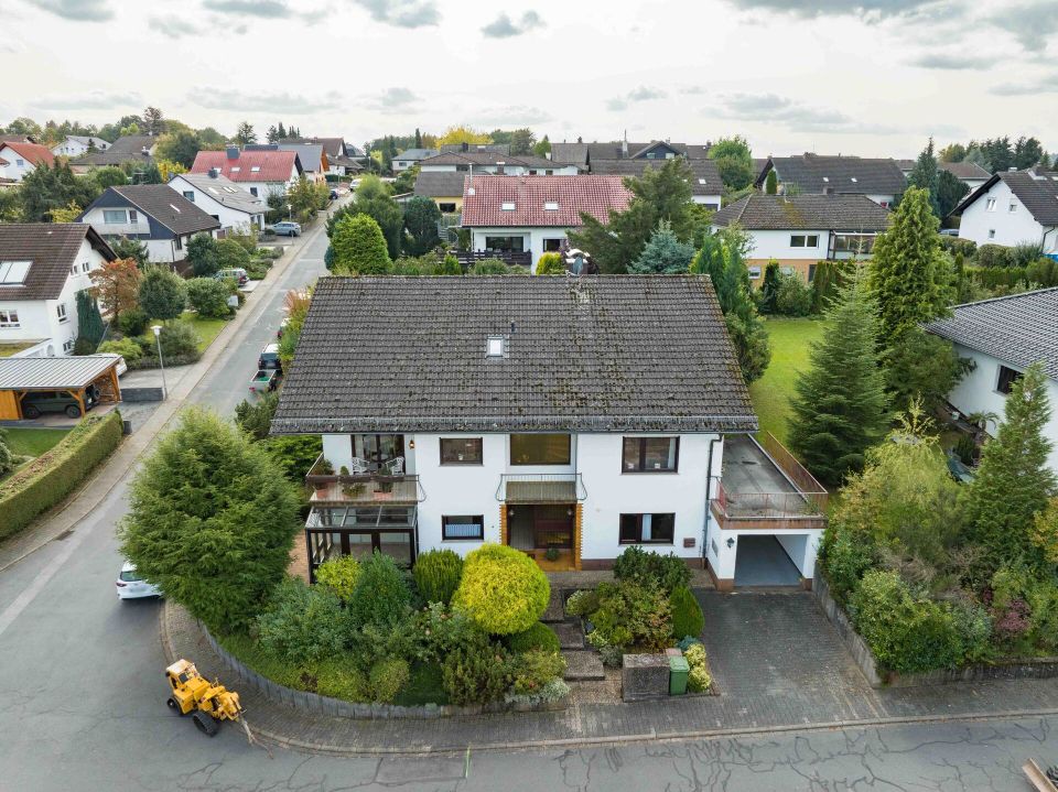 5-Zi-Wohnung | 151 m² Wohnfl. | Garage, Stellpl., Wintergarten, Kamin, Terrasse, 2 Balkone, Garten in Rimbach