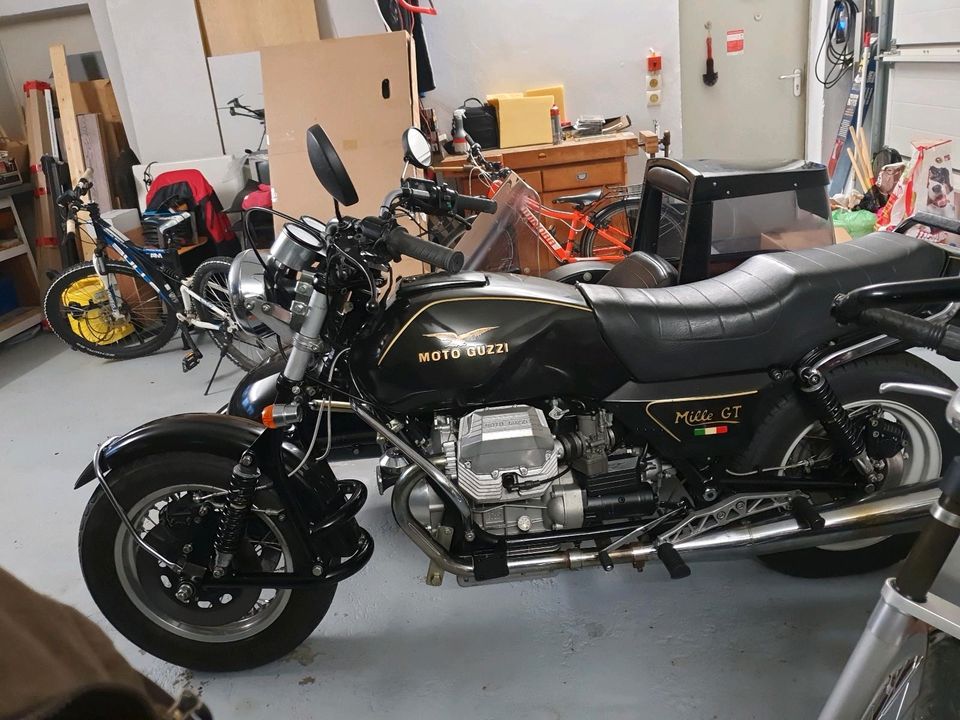 Moto Guzzi Mille GT Gespann mit Squire Beiwagen (4-Sitzer) in Hannover