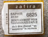 6825 Diamant ZAFIRA Telefunken A23/25/2 in original Verpackung Hessen - Bad Vilbel Vorschau