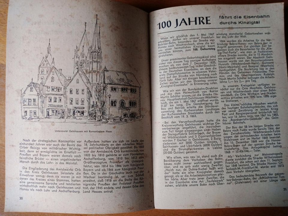 GELNHÄUSER HEIMAT-JAHRBUCH 1967 in Straßenhaus