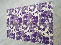 Stoff Baumwolle lila creme Muster nähen DIY Dresden - Cotta Vorschau