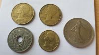 Republik Frankreich 5 alte Münzen Nordrhein-Westfalen - Hilden Vorschau