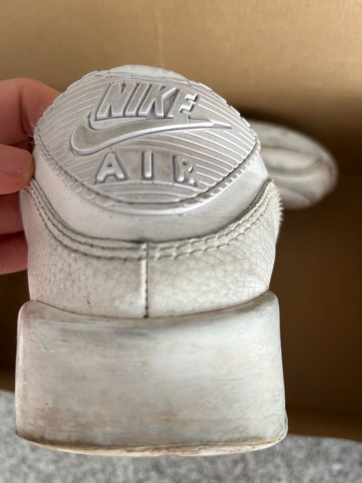 Nike Airmax 90 Leder Weiß in Munderkingen