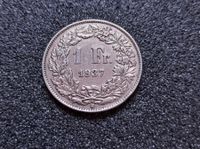 Silbermünze 1 Franken Schweiz 1937 B Helvetia Bayern - Regensburg Vorschau