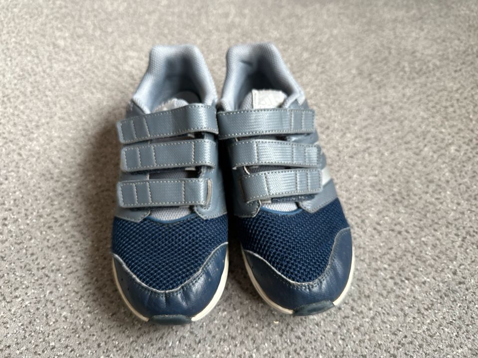 Adidas Sportschuhe Hallenschuhe, blau-grau, Gr. 36 2/3 in Braunschweig