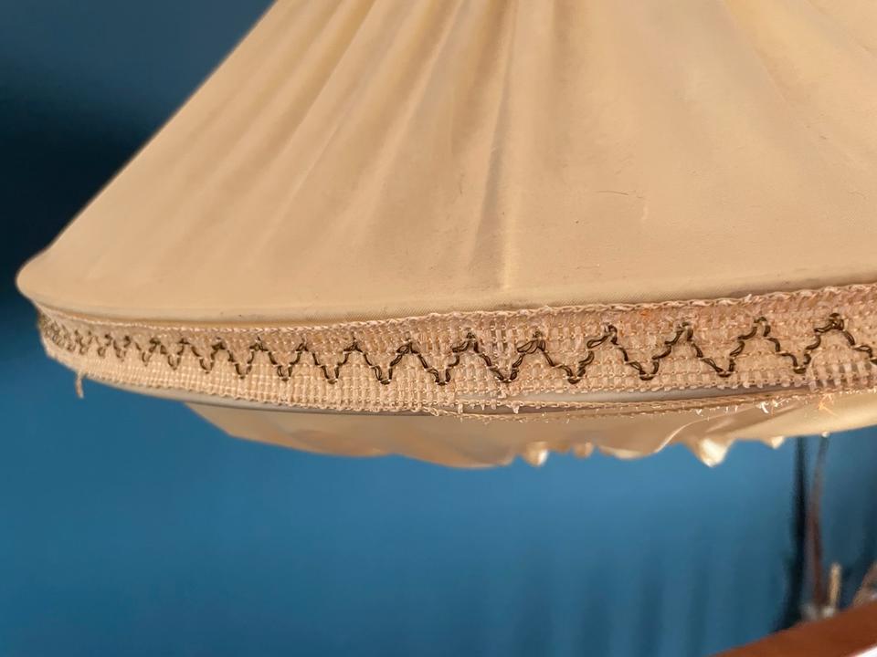 Mid Century Plissee Lampe 50er 70er Stehlampe Vintage DDR Ikea in Eberswalde